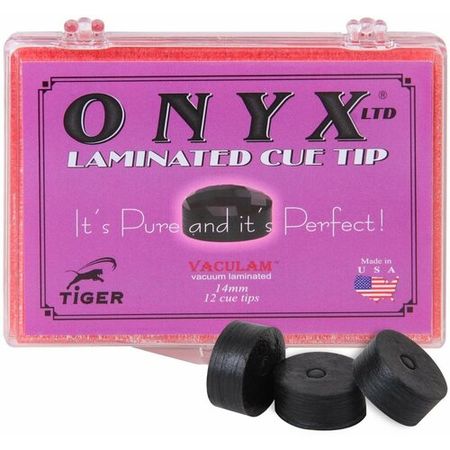 Наклейка для кия Tiger Onyx Ltd 14 мм Medium 1 шт.