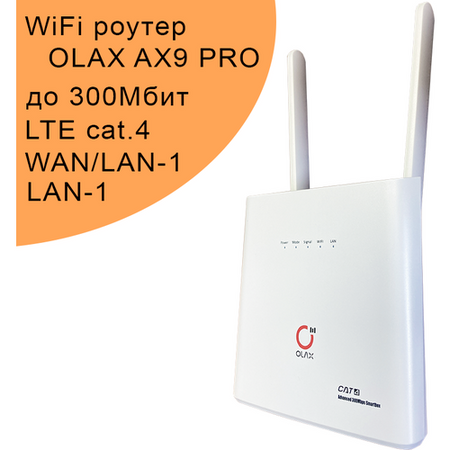 Wi-Fi роутер OLAX AX9 PRO white со встроенным 3G/4G модемом