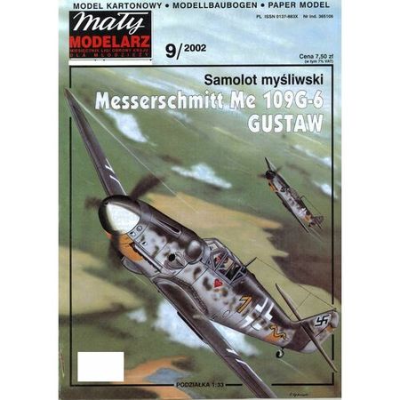 Сборная модель истребитель Messerschmitt Bf-109G-6