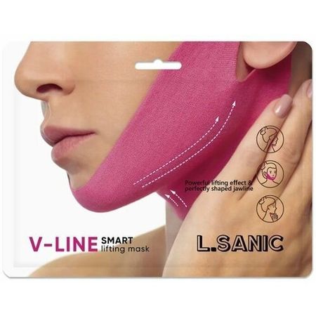 Набор Масок-бандажей для коррекции овала лица V-Line Smart Lifting Mask, L.Sanic, 20 г*3 шт
