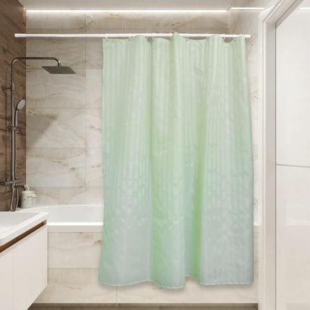 Тканевая штора для ванной Сантис pe-406  90 gsm 180x180 см