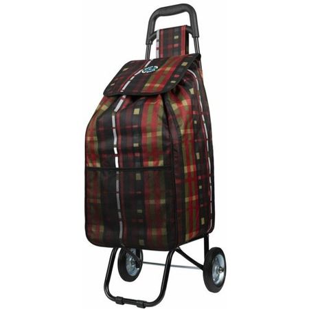 Сумка-тележка сумка Elvin, 32 л, 35х83х24 см, опорные ножки, с увеличением объема, мультиколор