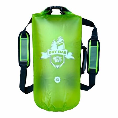 Сумка-мешок водонепроницаемая BroStuff dry bag 20l neon green