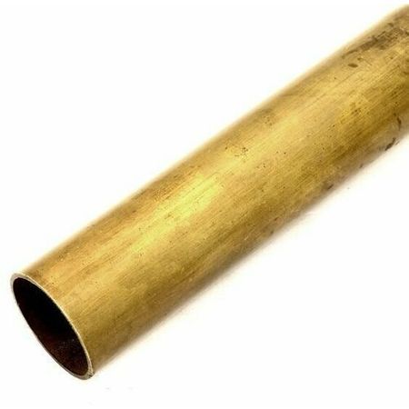 Латунная труба Л63 п/тв диаметр 14 мм. стенка 2 мм. длина 1450 мм.  Трубка латунь для отопления, конструкций