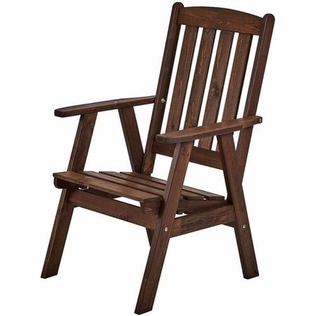 Кресло деревянное для сада и дачи, 3-позиционное оливер