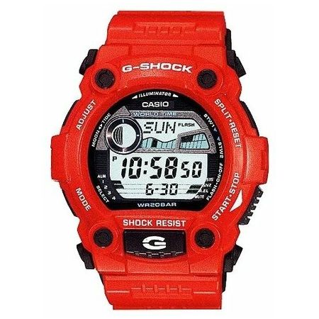 Наручные часы CASIO G-Shock G-7900A-4DR мужские, кварцевые, красный